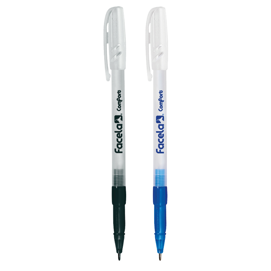 Para quienes buscan comodidad y rendimiento en su escritura diaria. Con un agarre ergonómico, estos bolígrafos proporcionan una experiencia de escritura más cómoda y sin esfuerzo, ideal para largas sesiones de trabajo o estudio.

La punta de 1.0mm ofrece trazos suaves y definidos, mientras que la tapa asegura una mayor durabilidad del bolígrafo. Este set incluye 2 unidades en blister plástico, lo que lo hace ideal para tener siempre un bolígrafo de reserva a mano en la oficina, escuela o en casa.