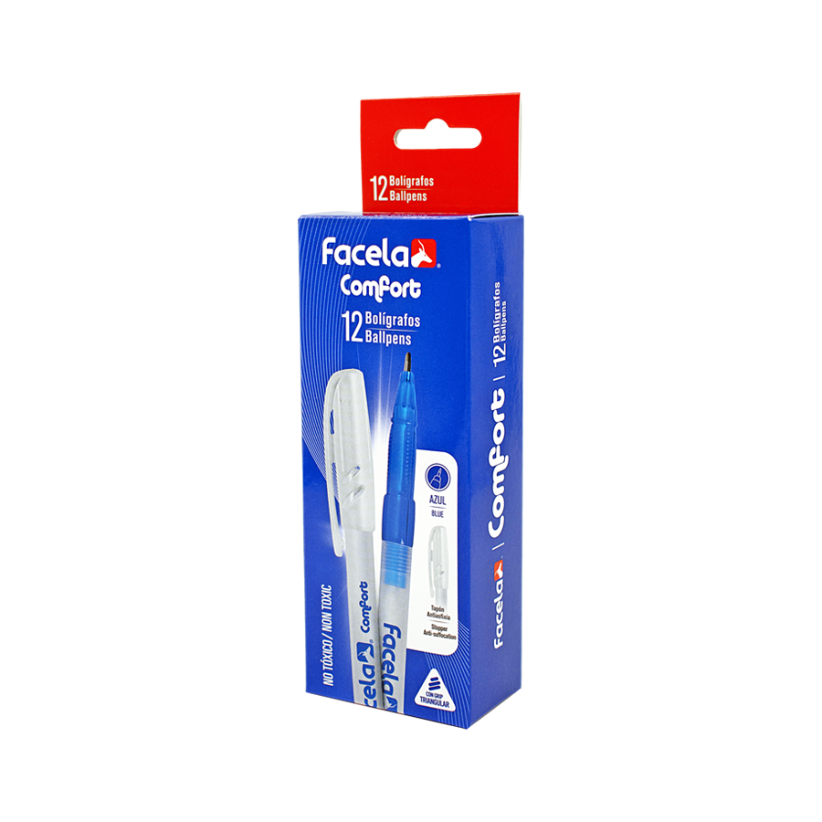 Obtén precisión y comodidad con esta docena de bolígrafos de punta de 1.0mm en color azul, ideales para el hogar, oficina o la escuela.&nbsp;

Su punto de 1.0mm ofrece un trazo fino y nítido, perfecto para escribir, subrayar o hacer anotaciones destacadas. Además, su agarre ergonómico proporciona una experiencia de escritura cómoda para largas sesiones, evitando molestias en la mano.