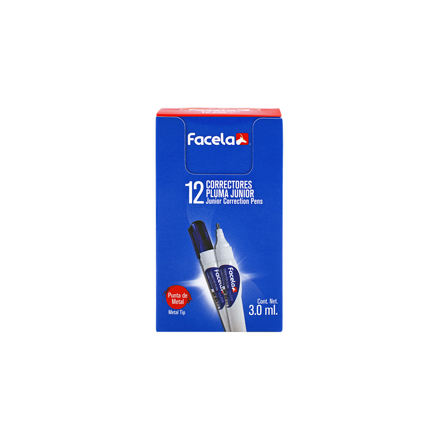 El corrector tipo pluma de 3.5 ml es ideal para corregir rápidamente errores en tus documentos con precisión. Su cuerpo ancho y ergonómico asegura una aplicación cómoda y fácil, brindando resultados impecables al instante.