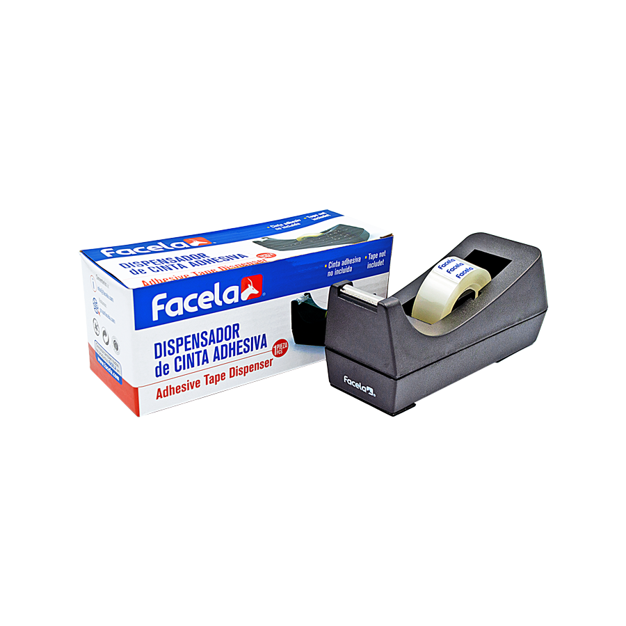 Su diseño práctico y color negro elegante lo hace adecuado para cualquier entorno de oficina o hogar. Este dispensador garantiza un uso rápido y fácil de la cinta adhesiva, proporcionando cortes precisos y sin esfuerzo. Es ideal para tareas de empaquetado, manualidades, oficina y proyectos de bricolaje, mejorando la productividad y comodidad en tu día a día.