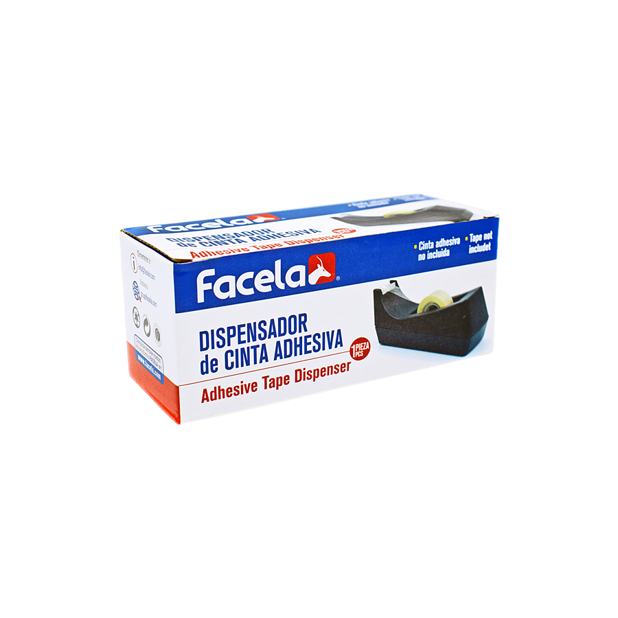 Su diseño práctico y color negro elegante lo hace adecuado para cualquier entorno de oficina o hogar. Este dispensador garantiza un uso rápido y fácil de la cinta adhesiva, proporcionando cortes precisos y sin esfuerzo. Es ideal para tareas de empaquetado, manualidades, oficina y proyectos de bricolaje, mejorando la productividad y comodidad en tu día a día.