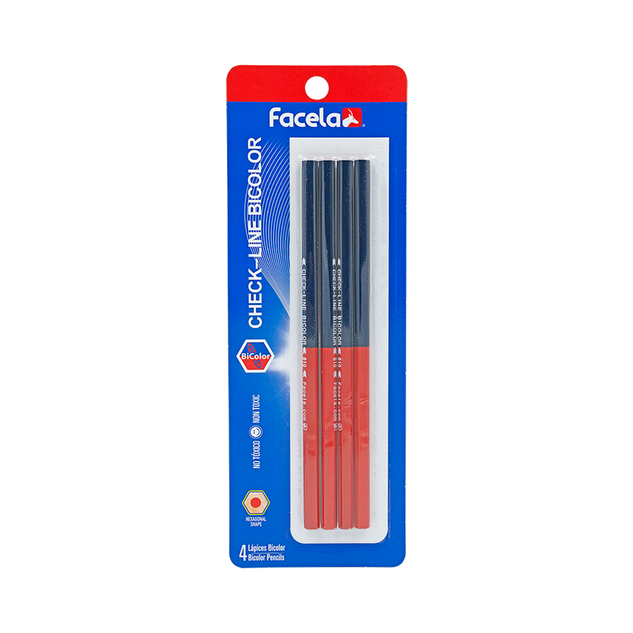 Lápiz Checkline Bicolor Blíster – Facela