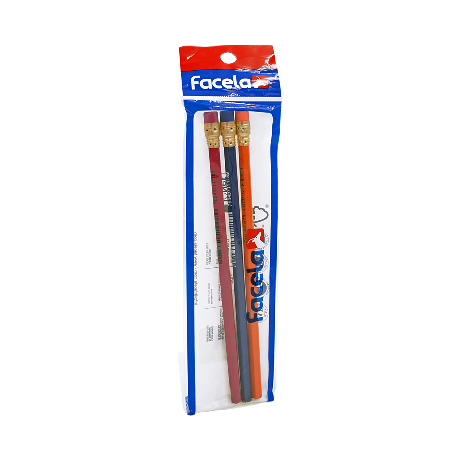 Ideal para los niños que aman dibujar y colorear. Su mina suave y resistente garantiza una experiencia de escritura fluida y duradera, mientras que su borrador gigante permite corregir con facilidad. Viene en un blíster plástico de 3 unidades, lo que lo hace práctico y conveniente para tener siempre un lápiz a mano.