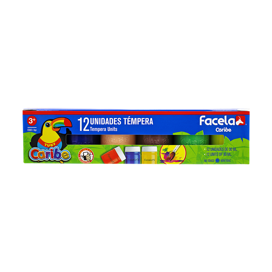 La elección para desarrollar la creatividad artística de los niños. Con su excelente cobertura, estas témperas permiten a los pequeños explorar su imaginación mientras trabajan en proyectos de pintura y manualidades. Cada color está diseñado para ser fácil de aplicar y ofrece un acabado vibrante y duradero en cualquier superficie. Además, su fórmula segura es ideal para el uso en el hogar, la escuela o talleres creativos, ayudando a los niños a mejorar su motricidad fina y habilidades artísticas.